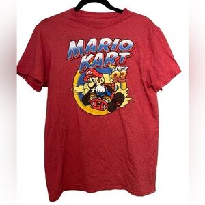 Cartoon Character Short Sleeve T-Shirt “Mario Kart”